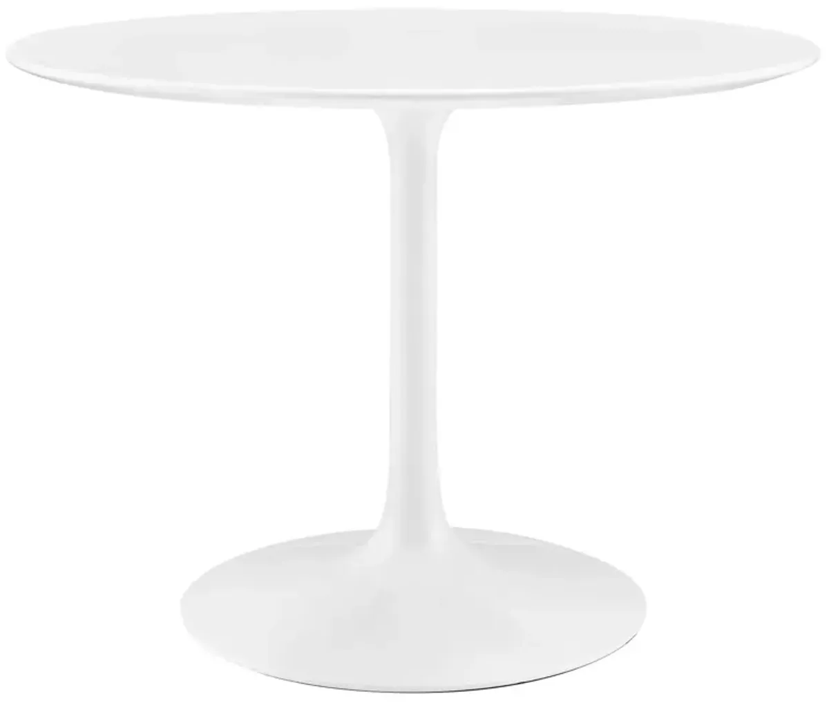 Modway - Lippa 40" Round Wood Top Dining Table White