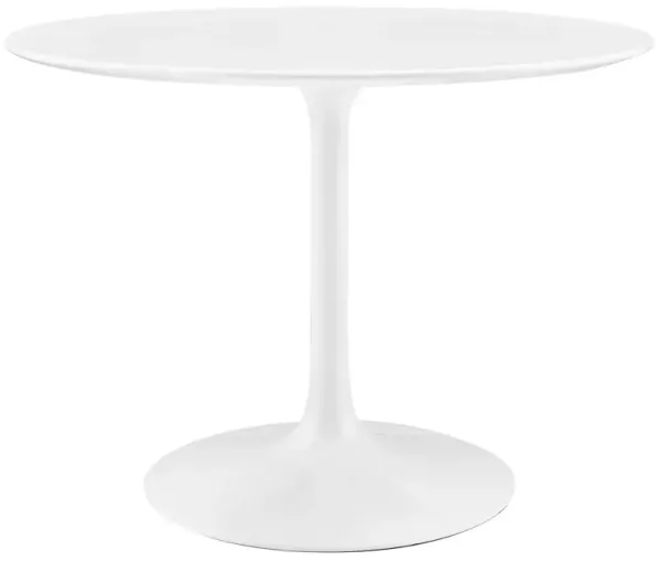 Modway - Lippa 40" Round Wood Top Dining Table White