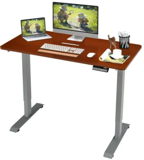 Electric Height Adjustable Standing Desk with Memory Controller