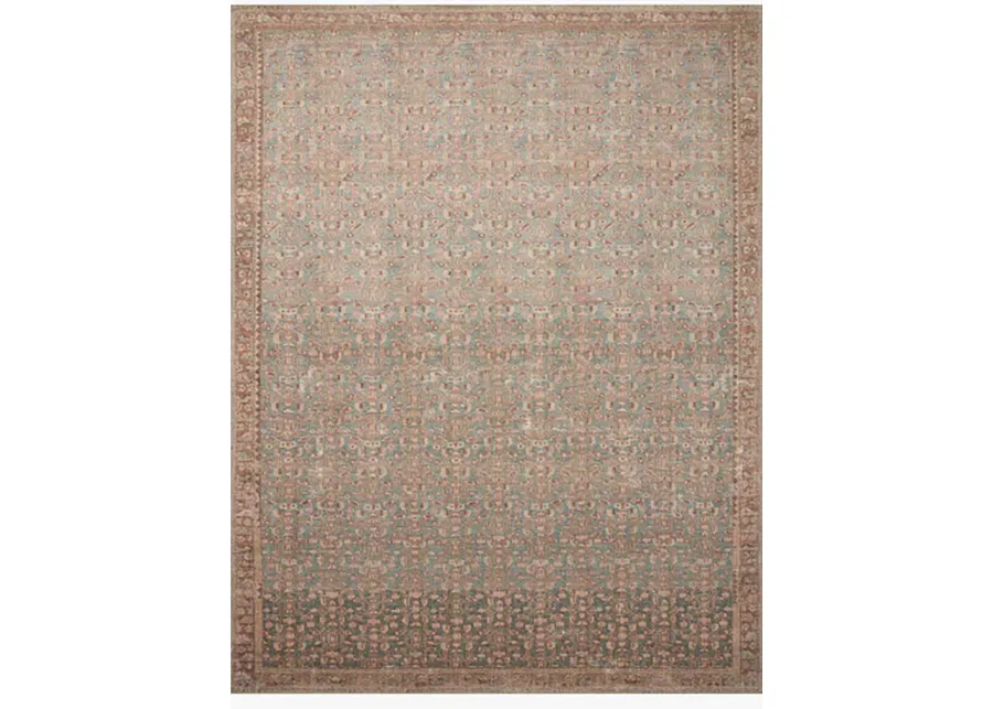 Aubrey AUB04 Blue/Terracotta 8'3" x 11'3" Rug