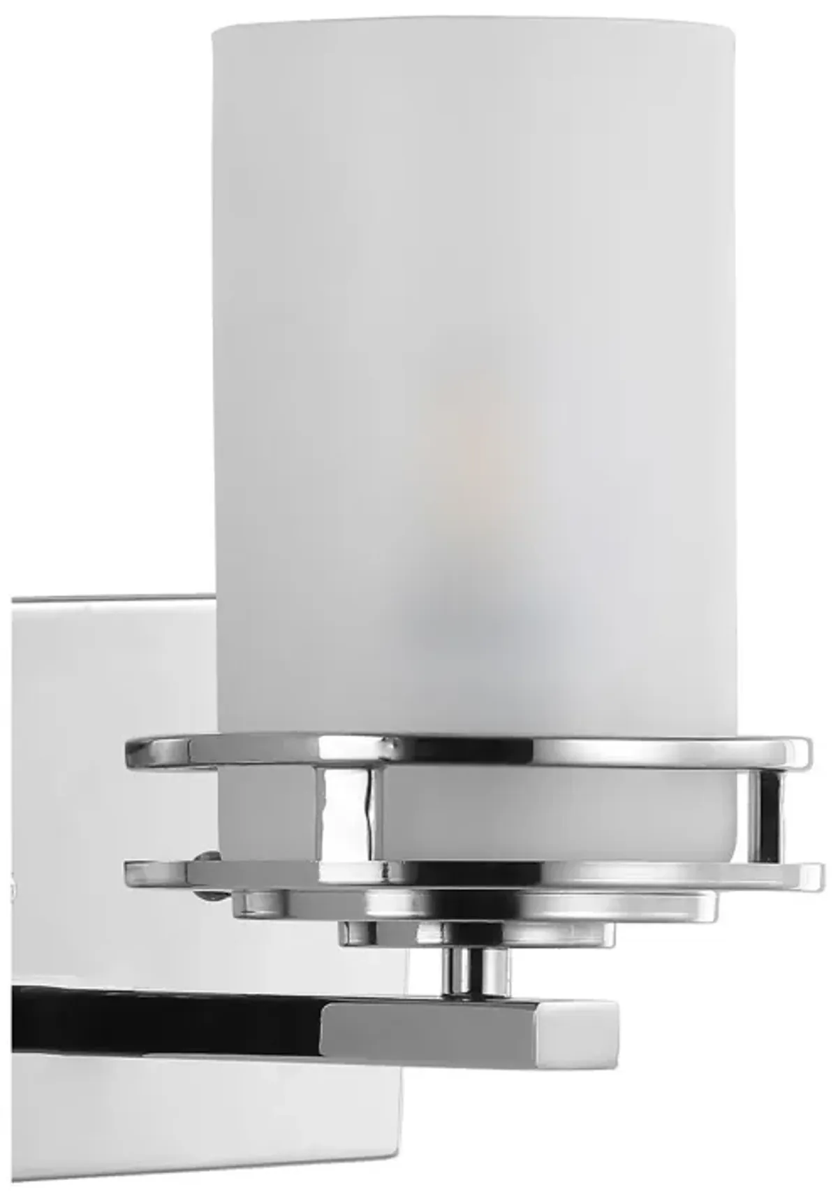 Fairfax Metal/Frosted Glass Contemporary Glam LED Vanity Light