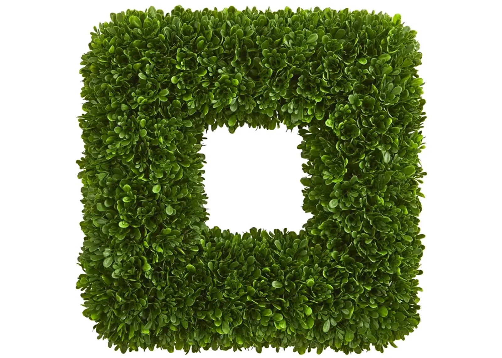 Hivvago 17" Tea Leaf Square Wreath UV Resistant (Indoor / Outdoor)