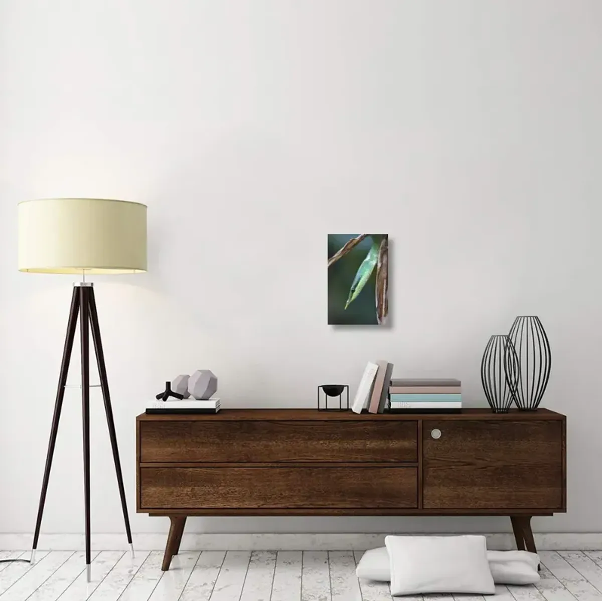 Rhinoceros Snake in tree, Costa Rica-Canvas Art-12x18