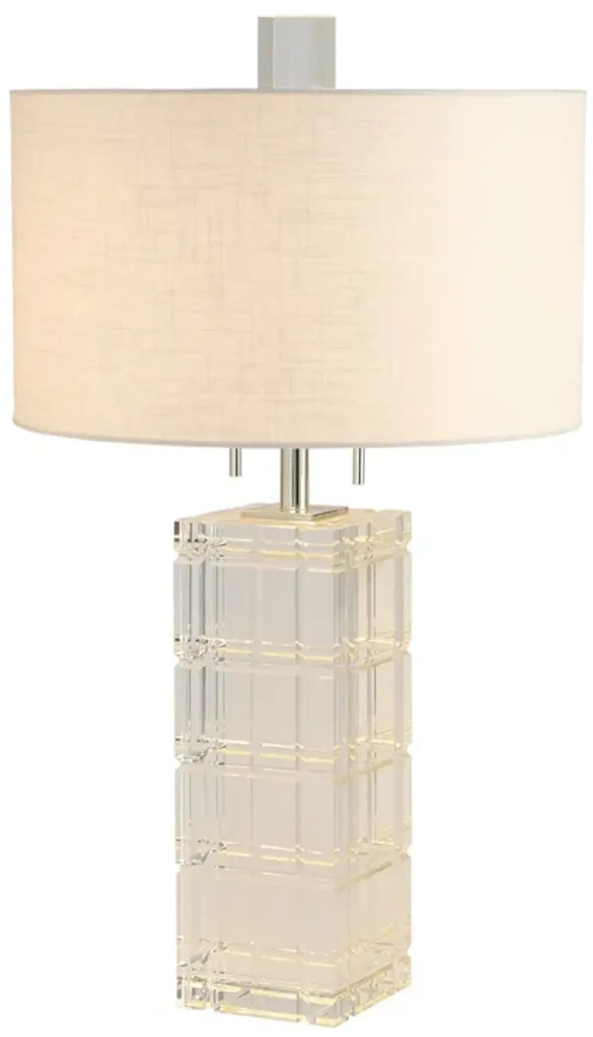 Crystal Plaid Lamp