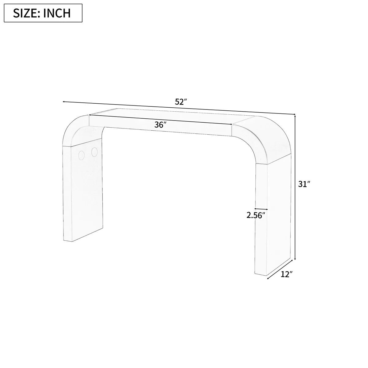 Merax Elegant and Versatile Console Table