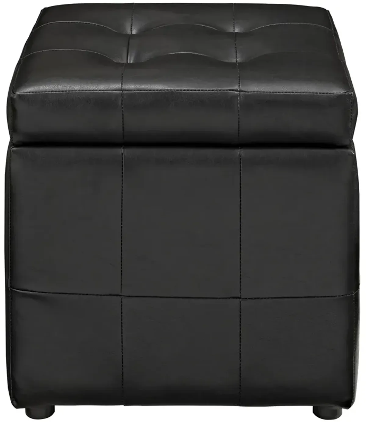 Volt Storage Upholstered Vinyl Ottoman