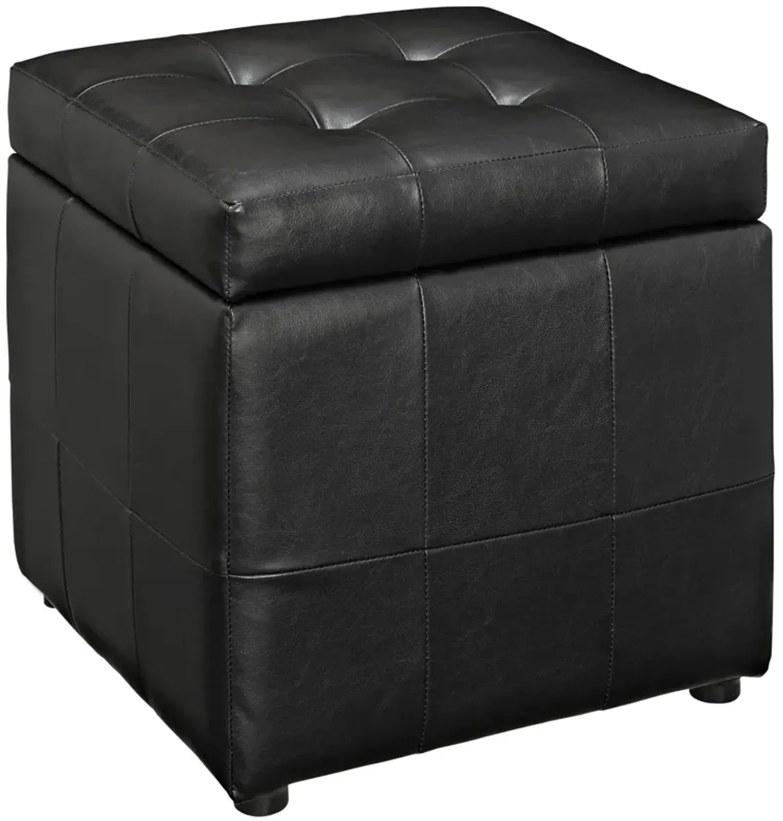 Volt Storage Upholstered Vinyl Ottoman