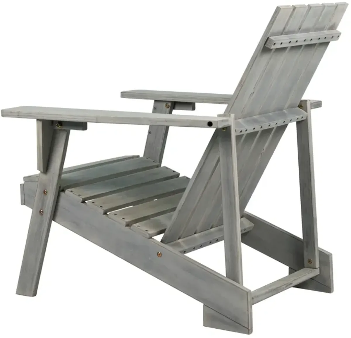 Irving Outdoor Patio Modern Acacia Wood Adirondack Chair