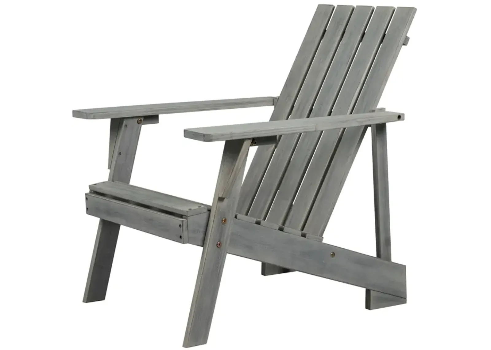 Irving Outdoor Patio Modern Acacia Wood Adirondack Chair