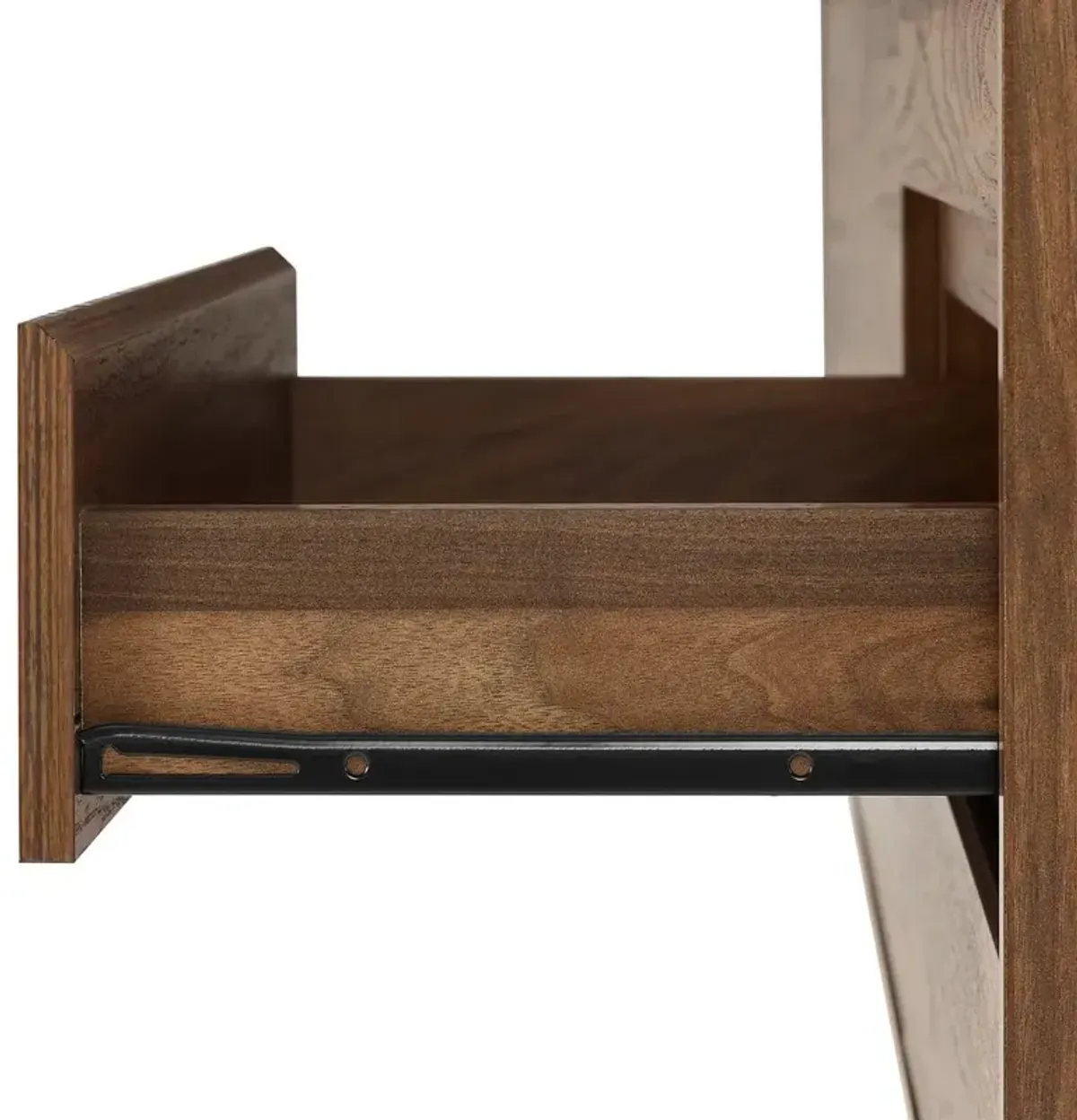 Crosley Teagan Record Storage Sideboard Brown Oak