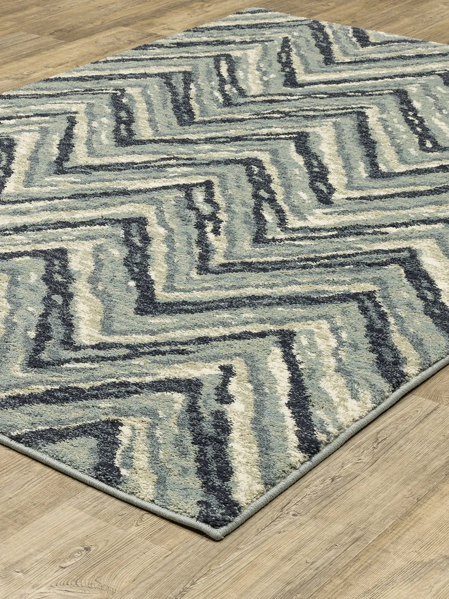 Seneca 2' x 3' Blue Rug