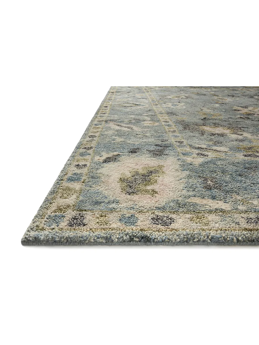 Clement CLM04 Aqua/Multi 7'9" x 9'9" Rug