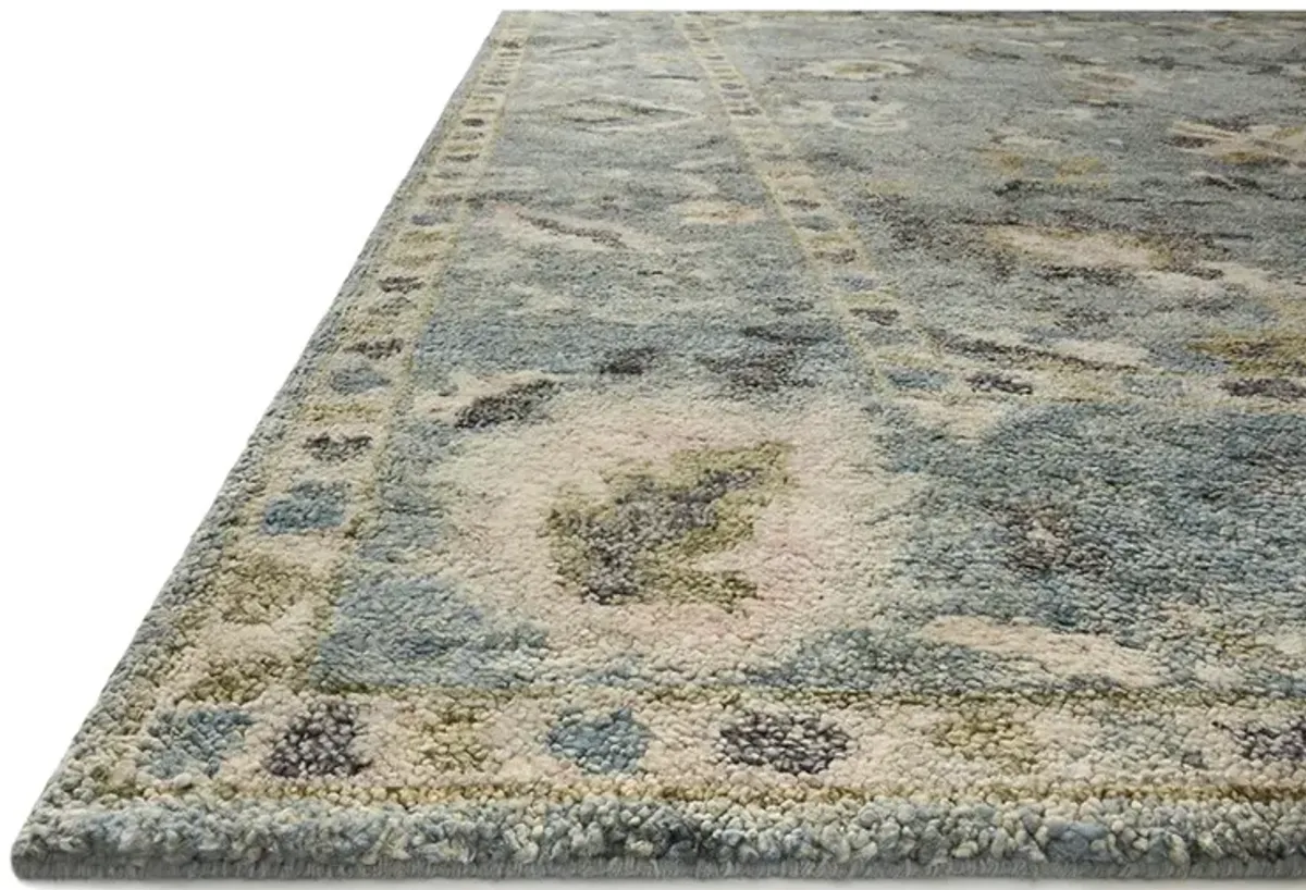 Clement CLM04 Aqua/Multi 7'9" x 9'9" Rug