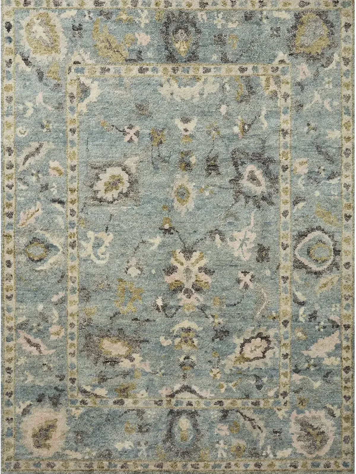 Clement CLM04 Aqua/Multi 7'9" x 9'9" Rug