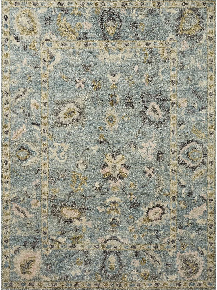 Clement CLM04 Aqua/Multi 7'9" x 9'9" Rug