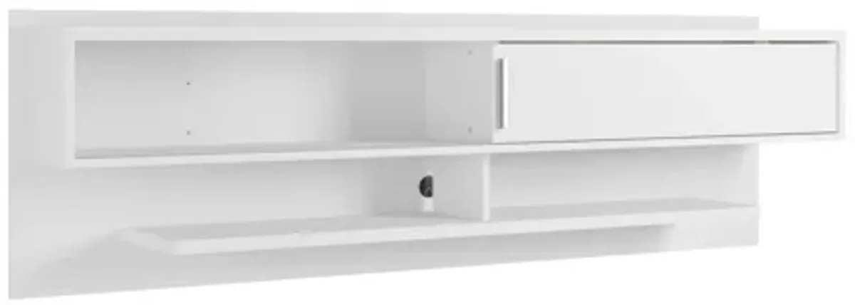 Astor White Floating Entertainment Center