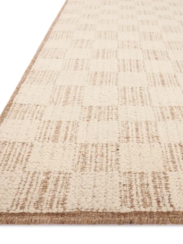 Knox KNX01 Ivory/Terracotta 2'6"x9'9" Runner Rug