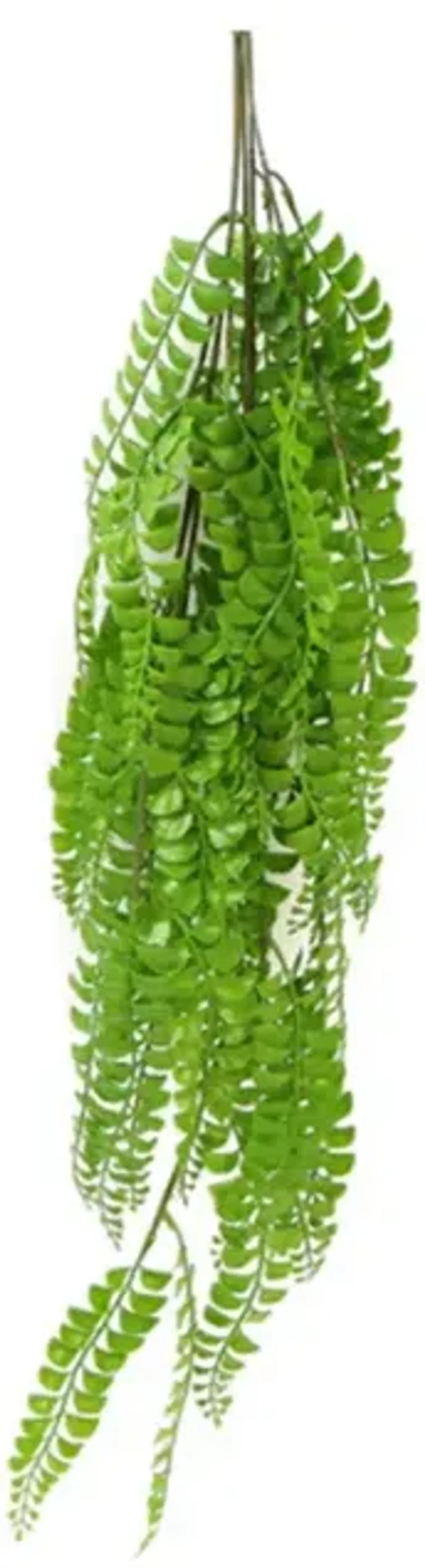 Artificial Dark Green Hanging Button Fern Plant 31" UV Resistant