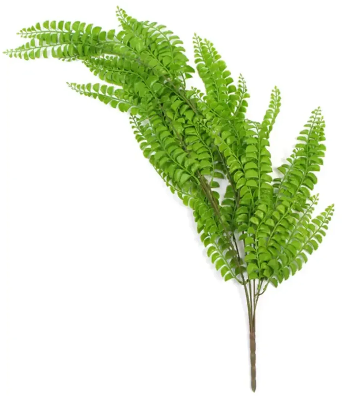 Artificial Dark Green Hanging Button Fern Plant 31" UV Resistant