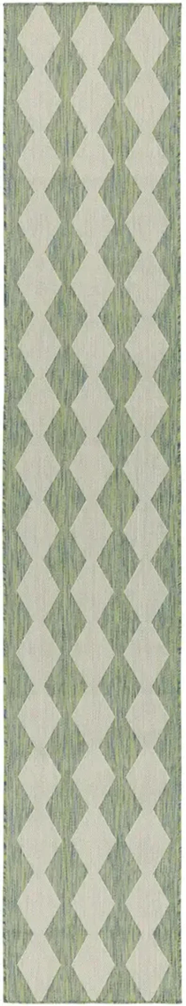 Positano POS04 Blue/Green 2' x 6' Rug
