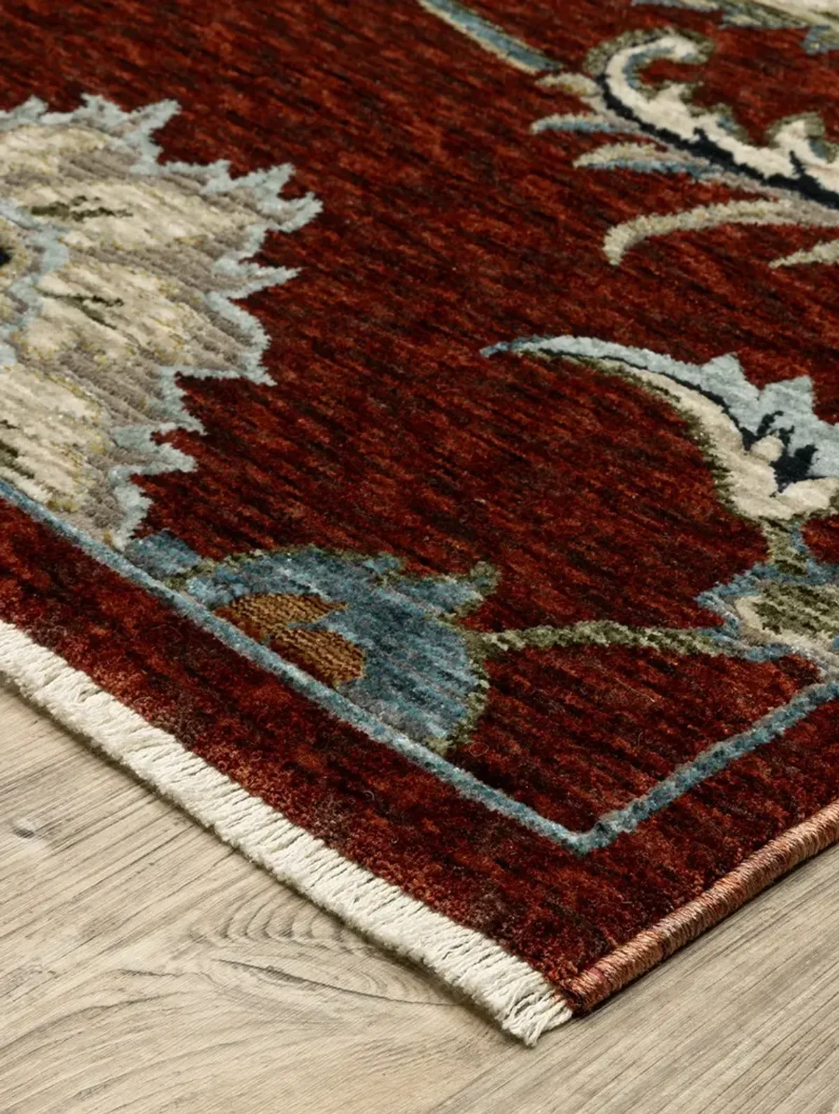 Capella 6'7" x 9'6" Red Rug