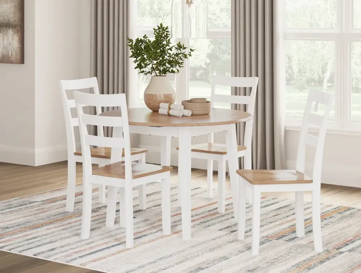 Gesthaven White 5 Piece Dining Set