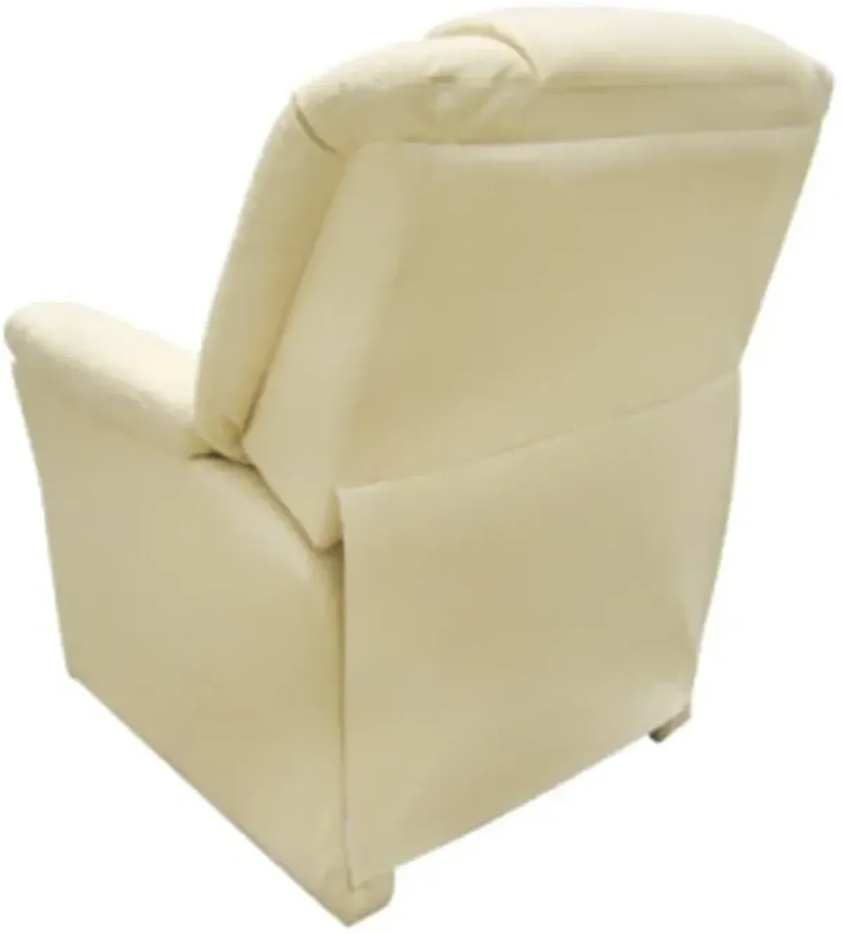 vidaXL Massage Chair Cream Faux Leather