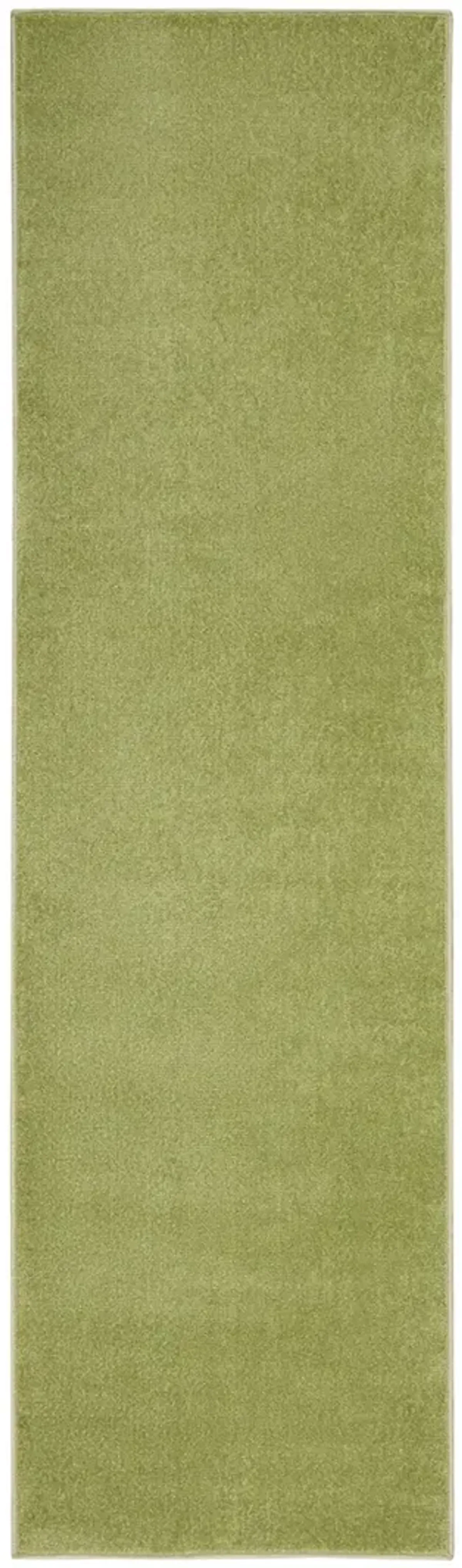 Nourison Essentials NRE01 Green 2' x 6' Rug