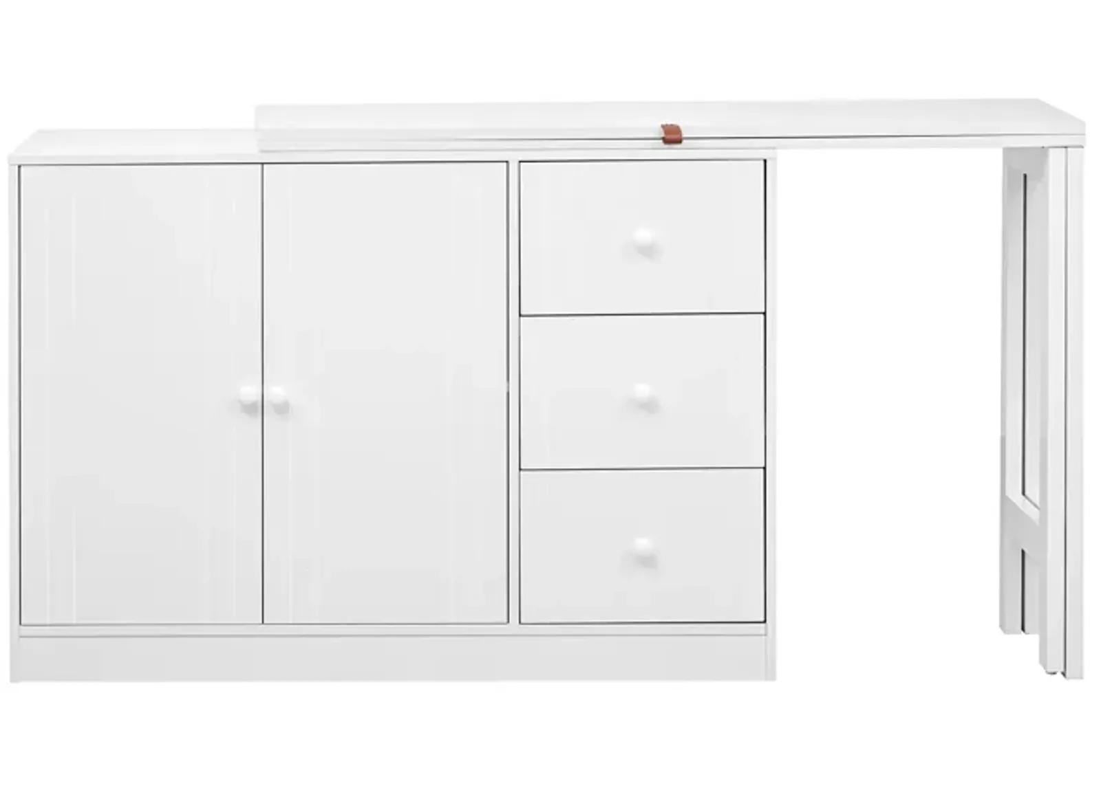 Merax Sideboard Cabinet with Adjustable Pull-Out Top