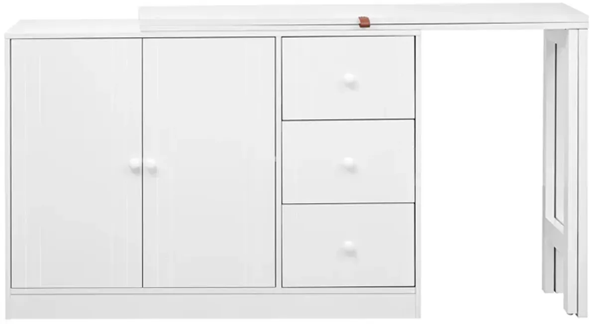 Merax Sideboard Cabinet with Adjustable Pull-Out Top