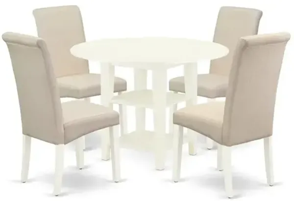 Dining Room Set Linen White