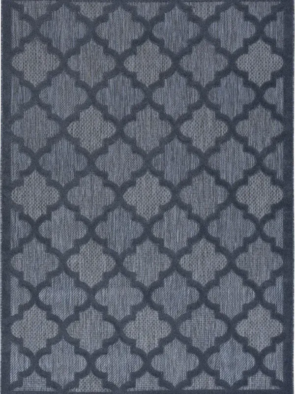 Easy Care NES01 Navy/Blue 6' x 9' Rug
