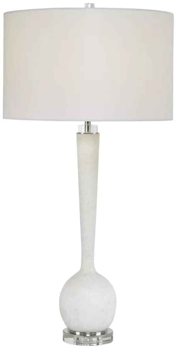 Kently White Marble Table Lamp