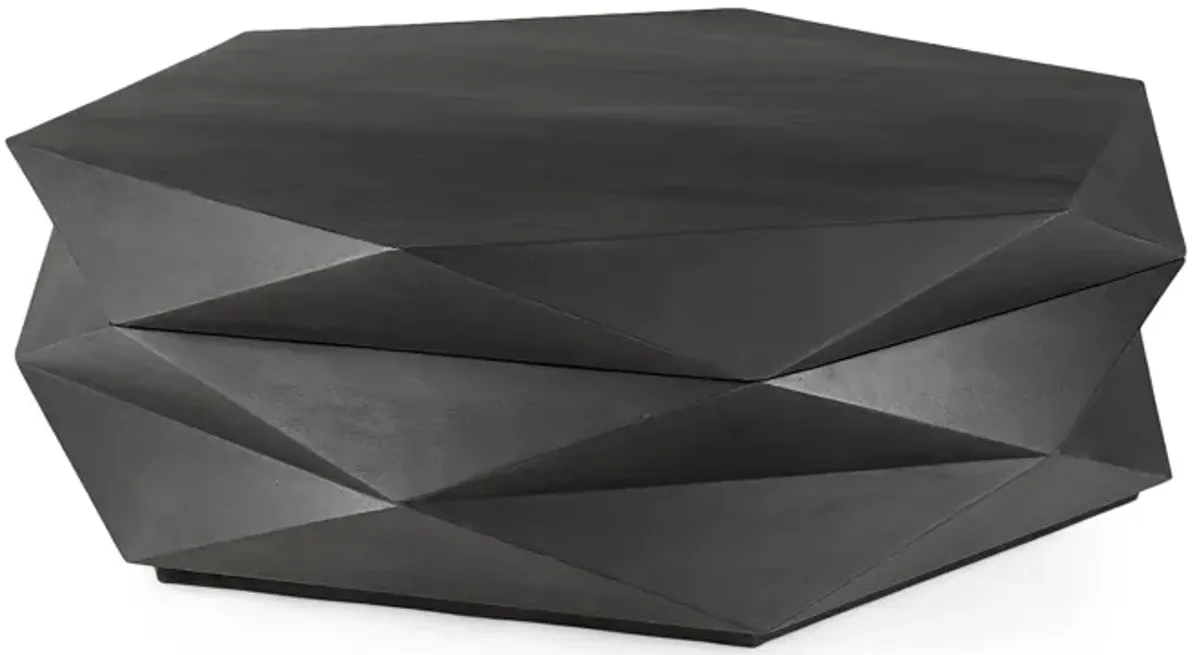 Arreto 48" Black Coffee Table