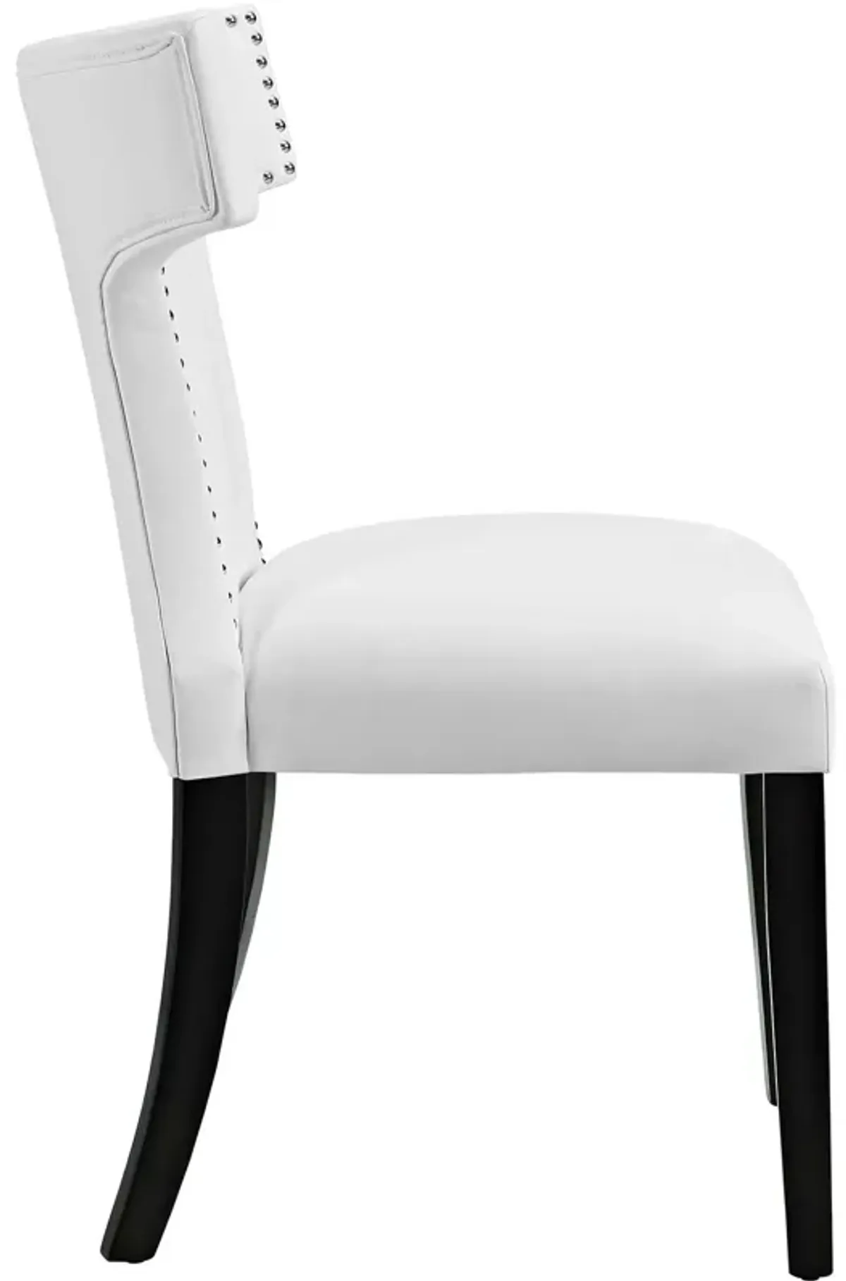 Curve Vegan Leather Dining Chair