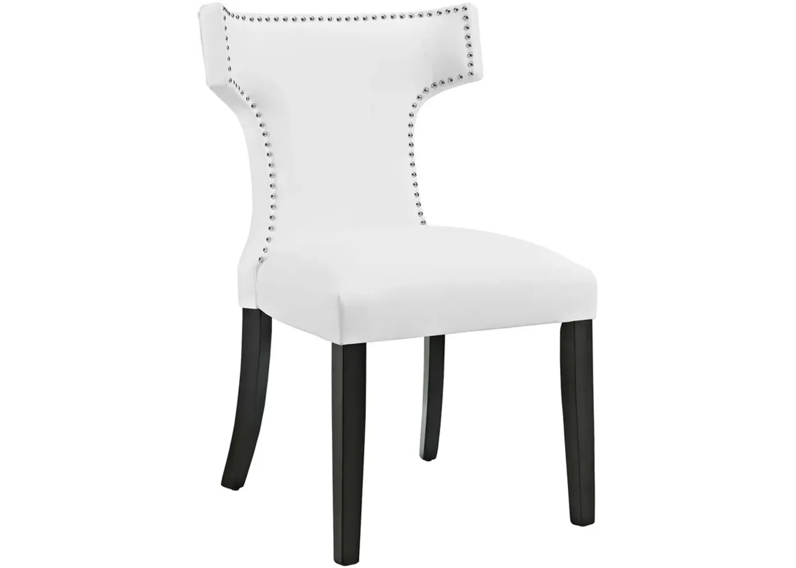 Curve Vegan Leather Dining Chair