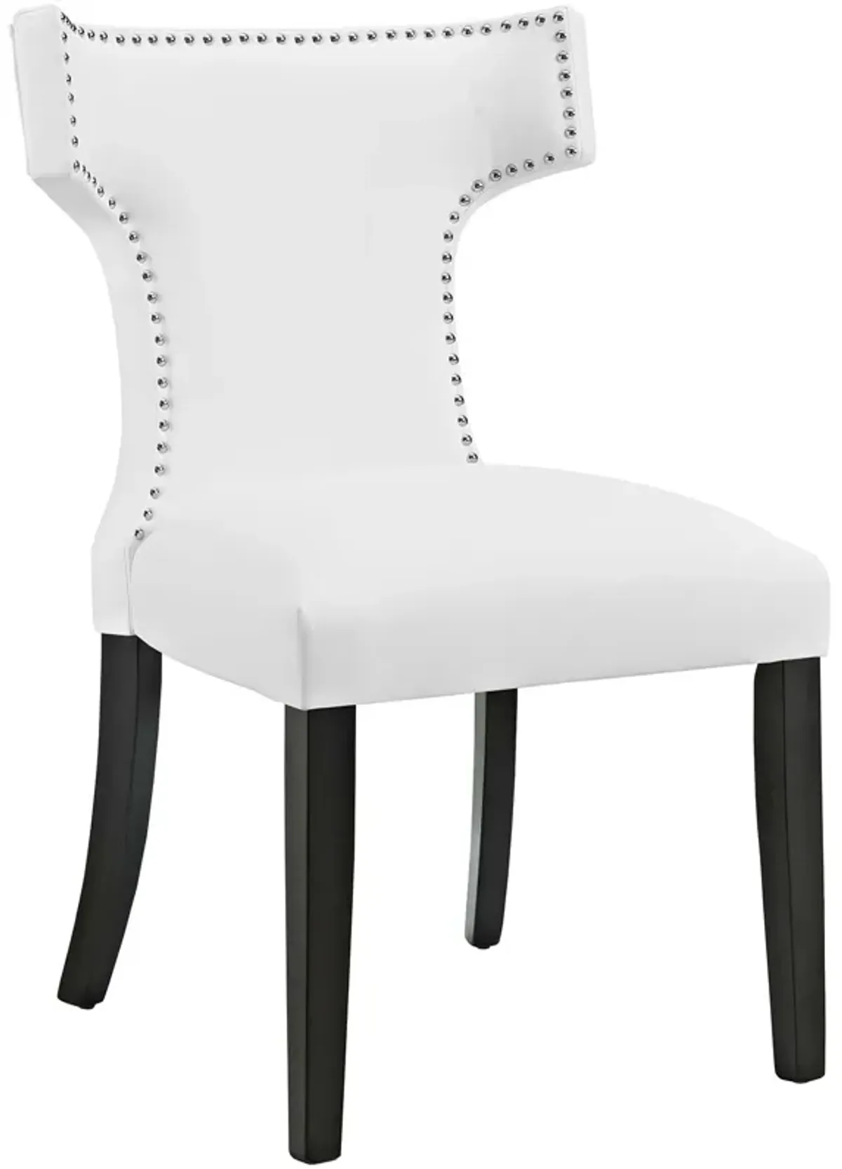 Curve Vegan Leather Dining Chair