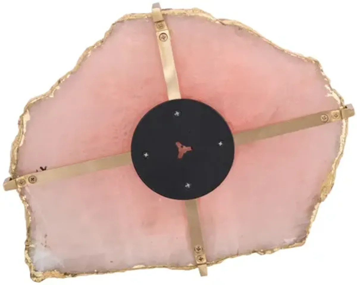 Gem Wall Tile in Brass Setting