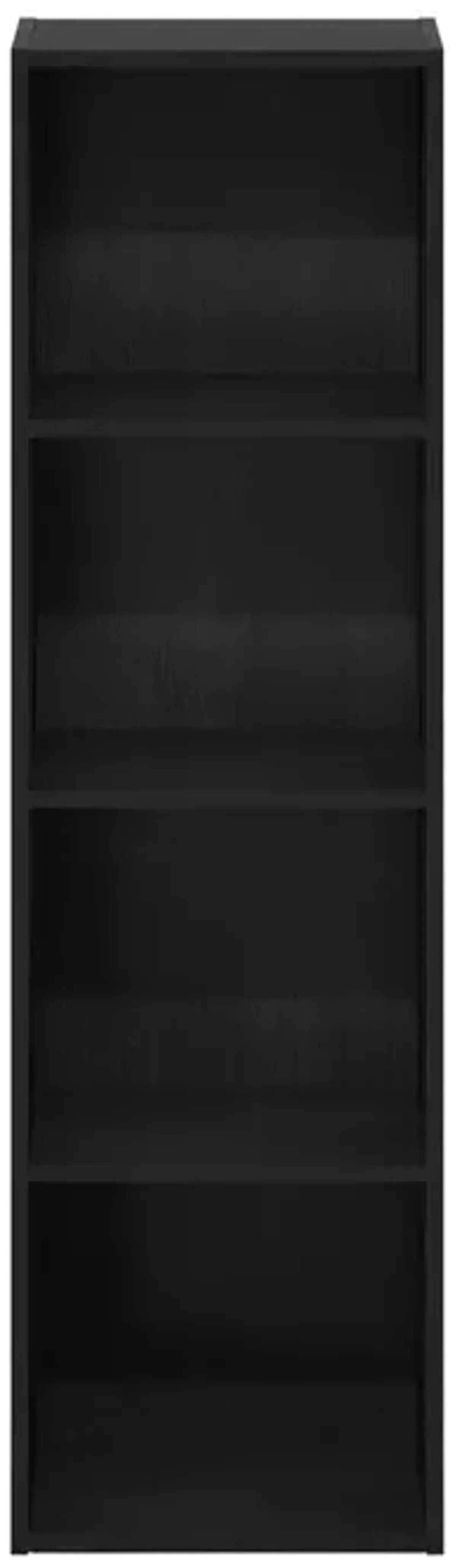 Furinno Pasir 4-Tier Open Shelf Bookcase, Blackwood