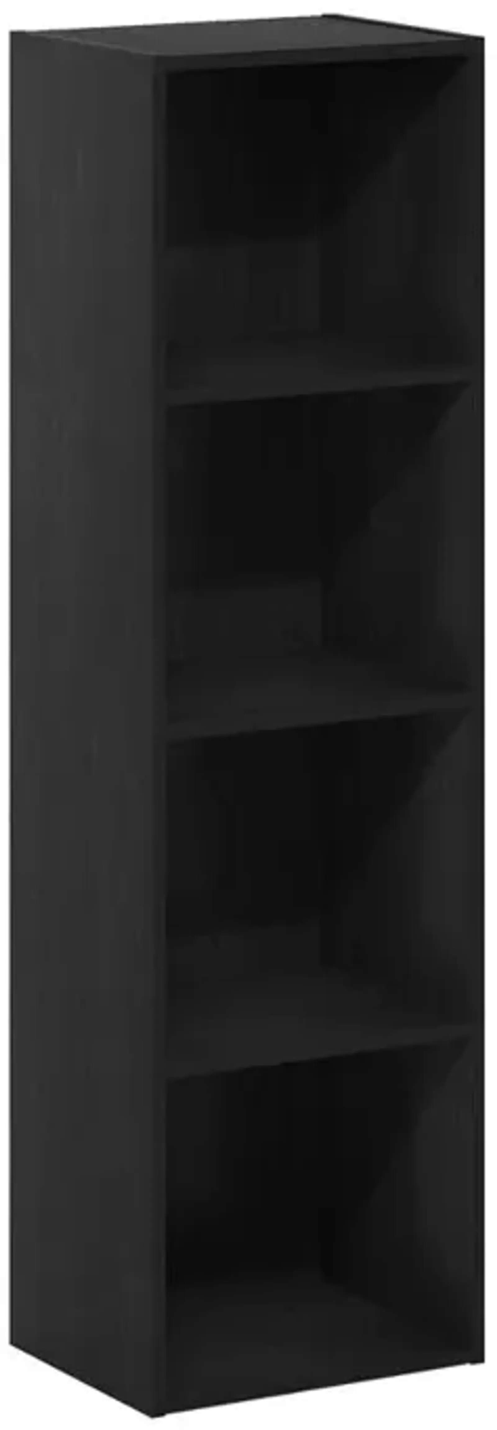 Furinno Pasir 4-Tier Open Shelf Bookcase, Blackwood