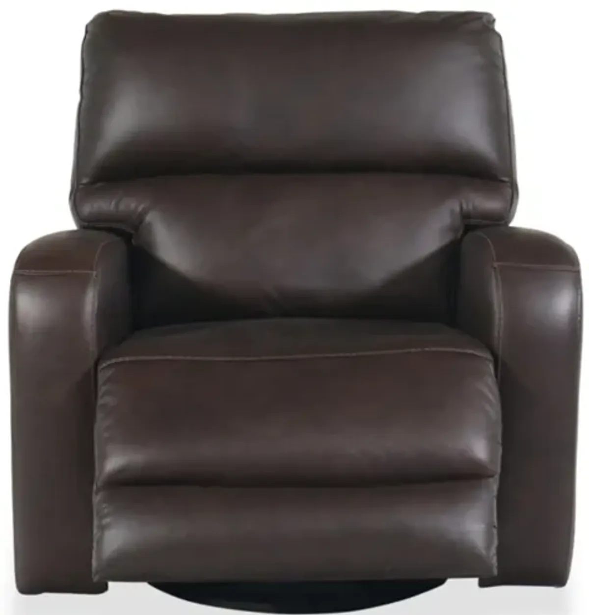 Emberla Manual Swivel Glider Leather Recliner