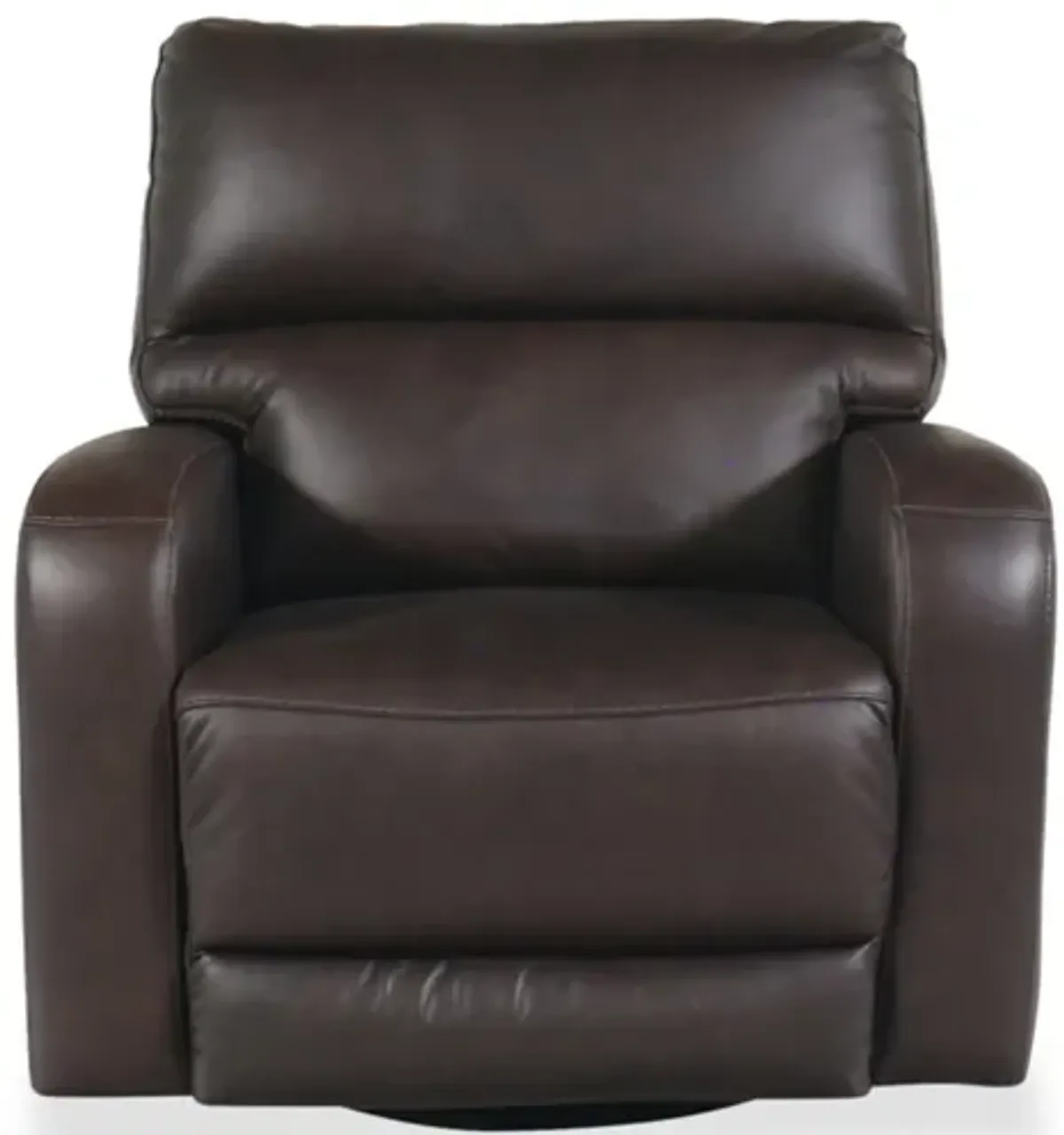 Emberla Manual Swivel Glider Leather Recliner