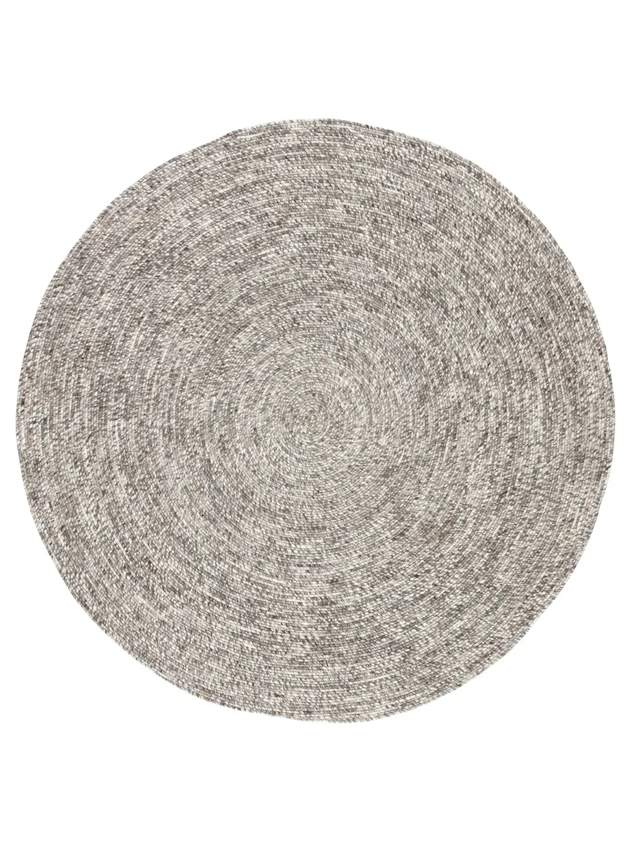 Idriss Tenby Gray 6' Round Rug