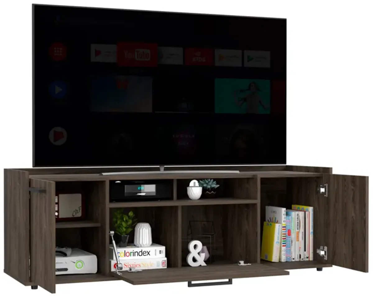 Tv Stand For Tv´S Up 55" Dext, Living Room, Dark Walnut