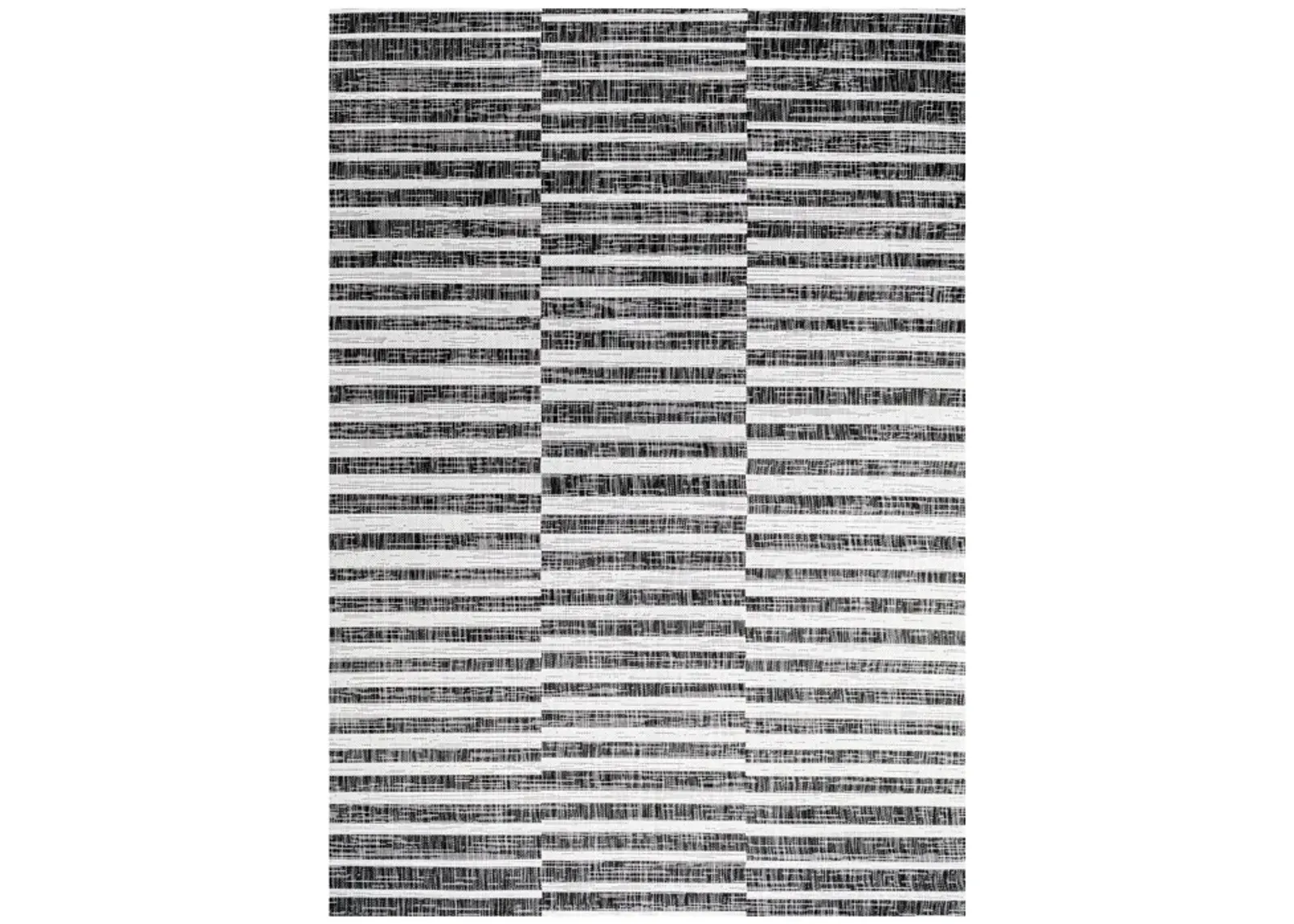 Sukie Modern Offset Stripe Indoor/Outdoor Area Rug