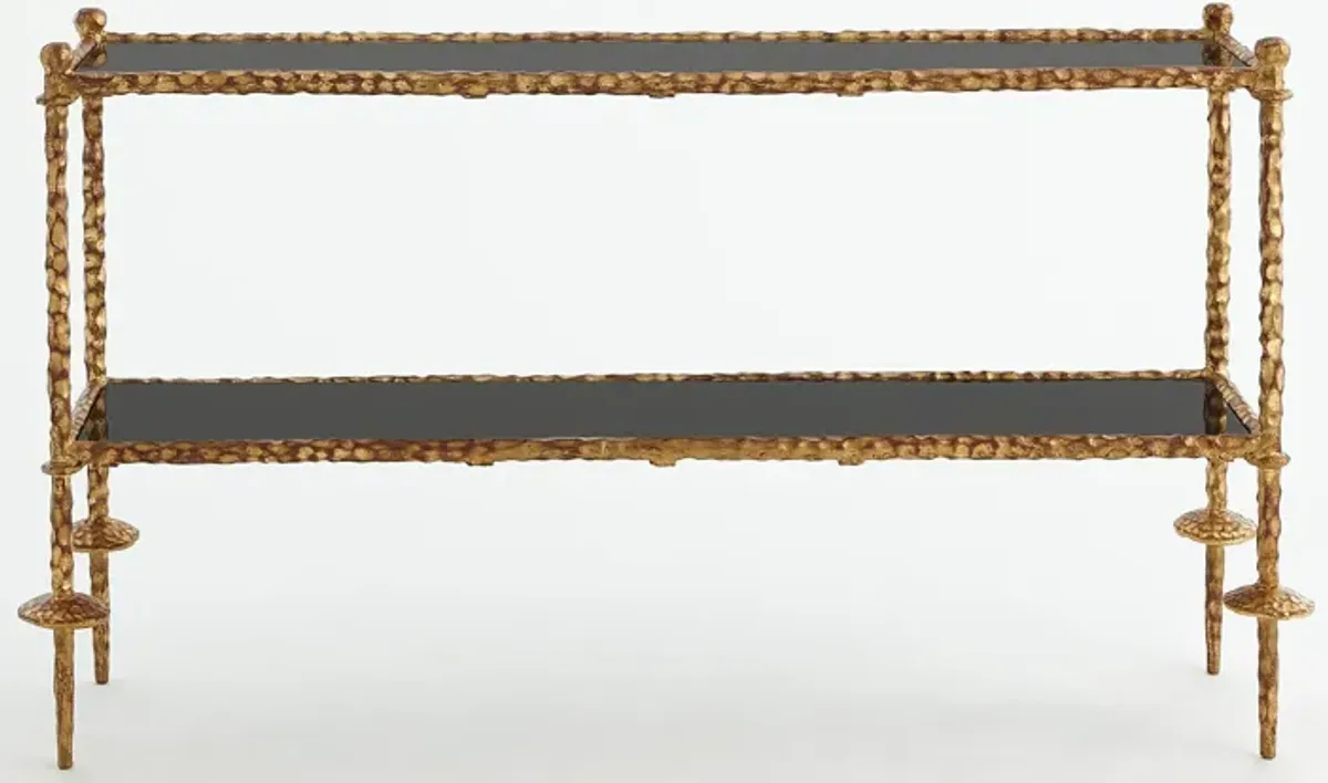 Gold Chiseled Console