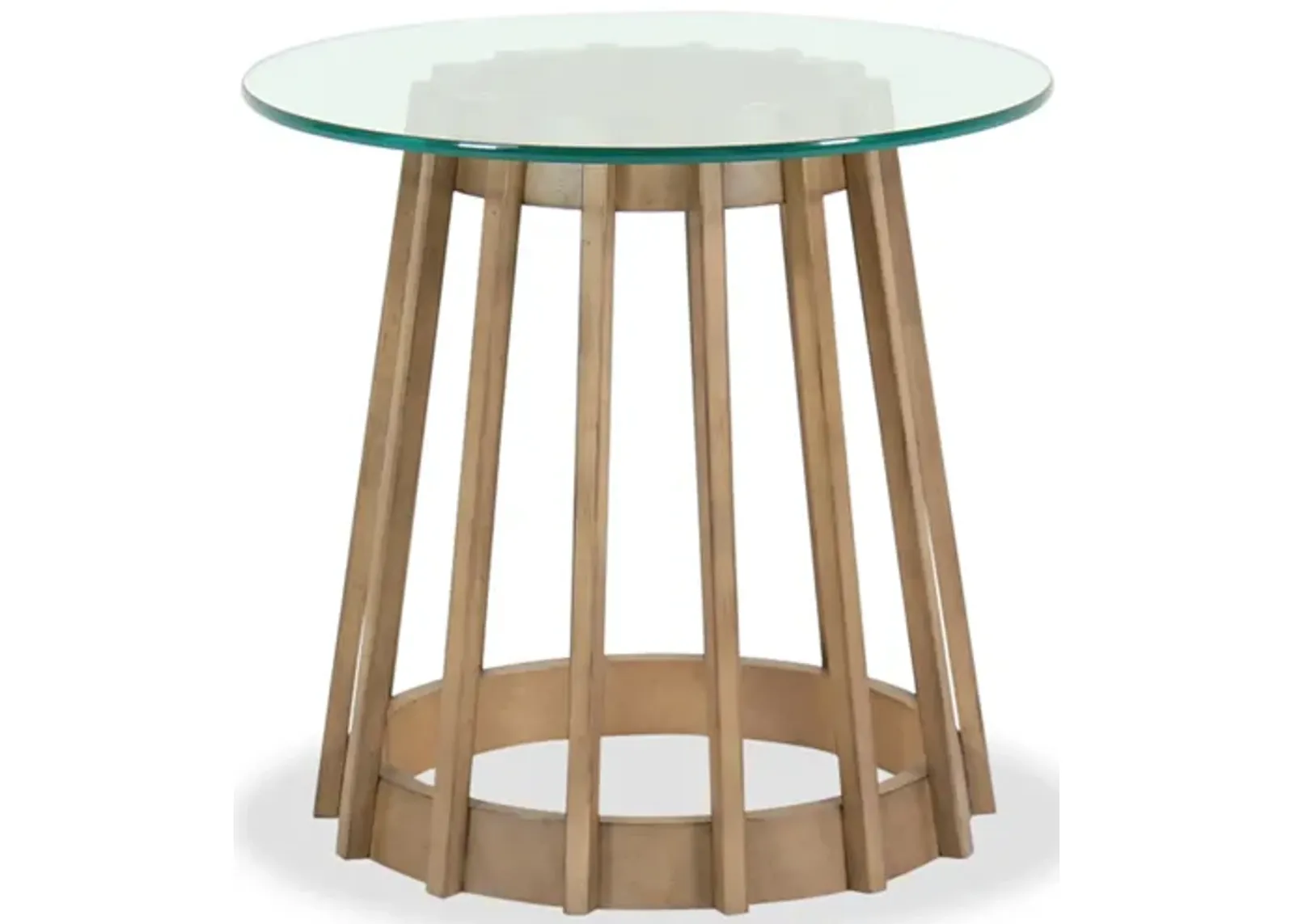 Drew & Jonathan Home Catalina Glass-Top End Table