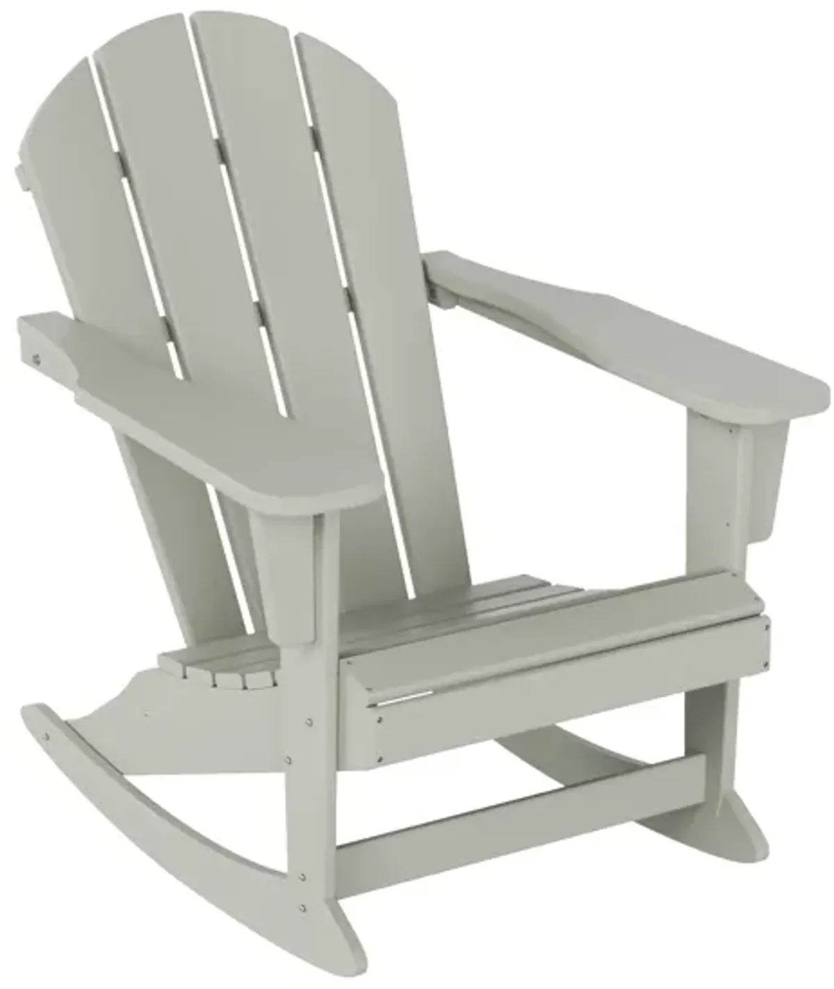 WestinTrends 3-Piece Outdoor Patio Rocking Adirondack Chairs with Side Table Set