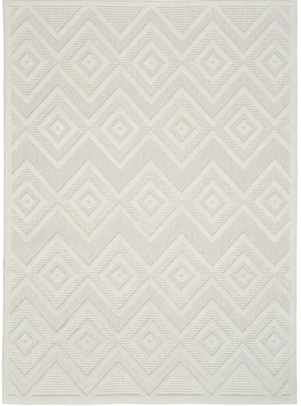 Versatile NRV01 Ivory/White 5' x 7' Rug