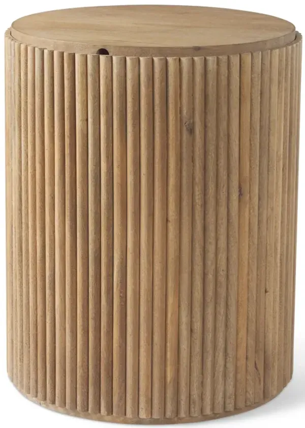 Terra Light Brown Side Table